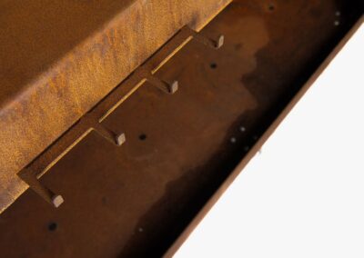 Plancha avec servante intégrée - bac